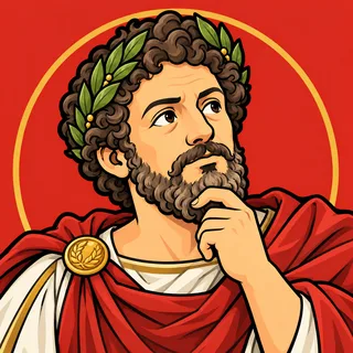 マルクス・アウレリウスのイラスト