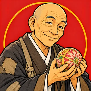 良寛のイラスト