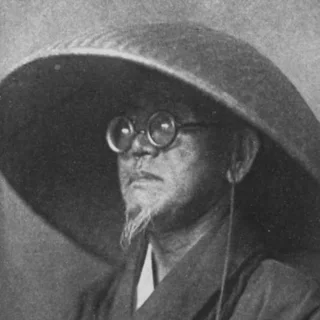 山頭火の肖像写真